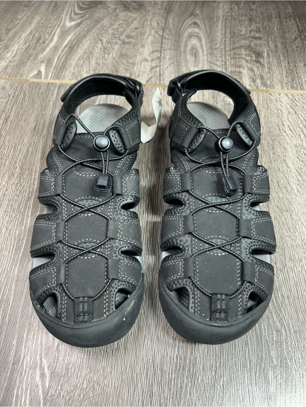 Khombu Men's Travis active sandals Black Outdoor Fisherman Sandals
